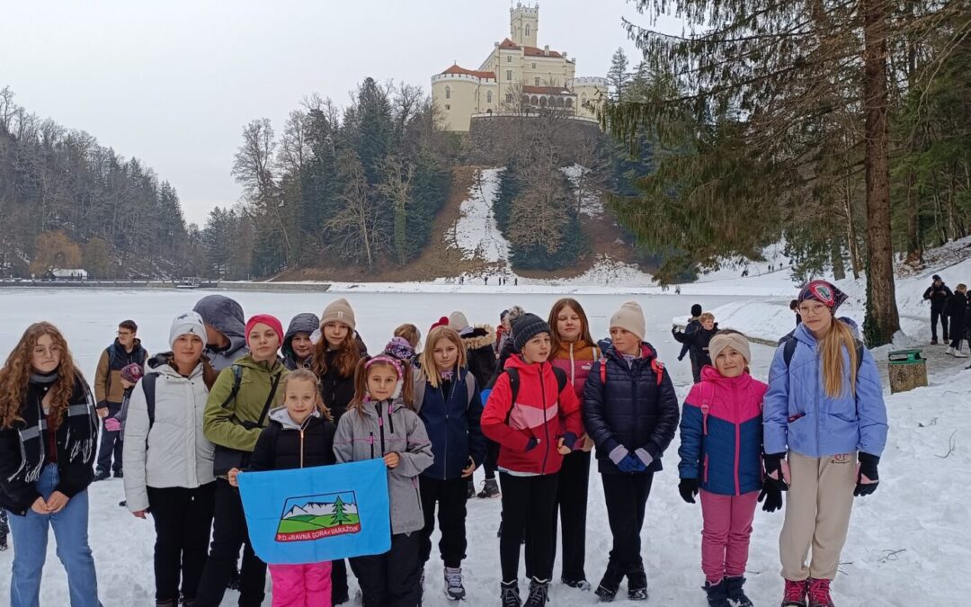 Zimska šetnja Trakošćanskim jezerom