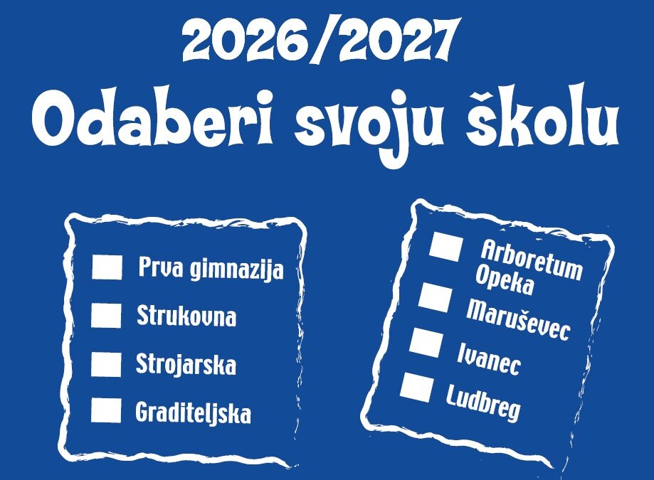 Odaberi svoju školu – poziv učenicima i roditeljima